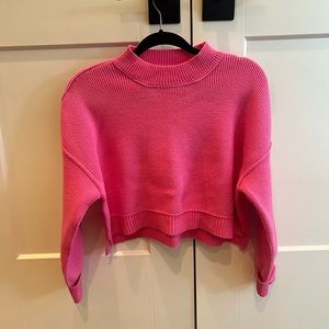 Free People Easy Street Crop Pullover Sweater